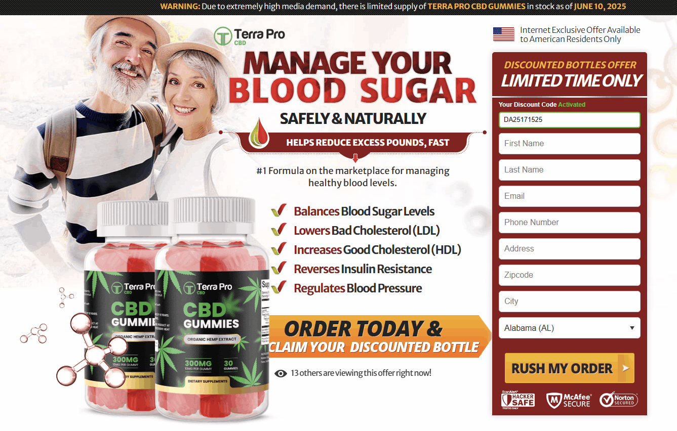 Terra Pro CBD Gummies-Secure-Checkout